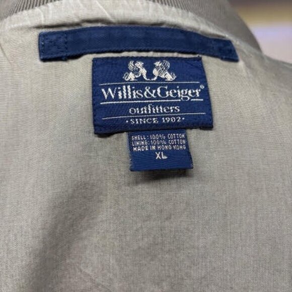 Willis & Geiger Bomber Jacket Blue Men's XL - Picture 4 of 6